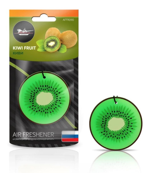 Ароматизатор подвесной пластик (Сочный фрукт) киви (AFFR090)  AIRLINE