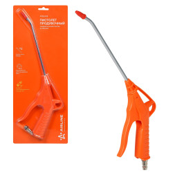 Пистолет продувочный пневматический пластик (L=200мм) (ATBU018) AIRLINE