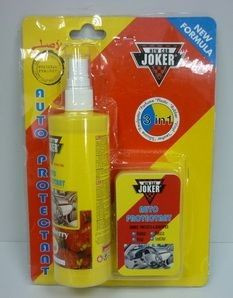 Полироль торпеды JOKER с губкой  250мл (Турция) Клубника