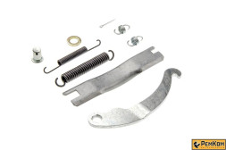 Ремкомплект задних левых тормозных колодок ВАЗ-2108, 2110, 2113, 2170, 1117, 2190 (RK01081) РЕМКОМ