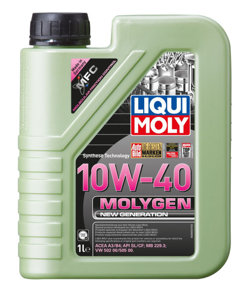 Масло мотор. Liqui Moly 10W40 Molygen New Generation (HC-синт) (1л.) (9955/9059)