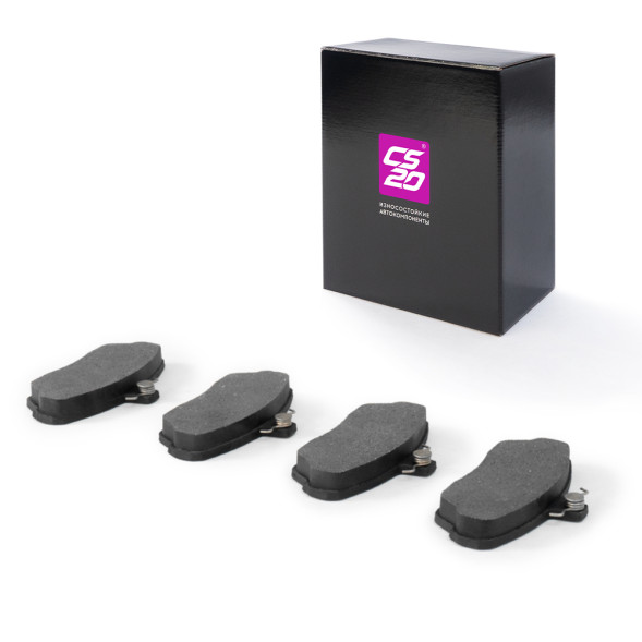 Колодка тормозная ГАЗ-3302, 3110, 2217 передняя к-т.4шт в коробке Оригинал+