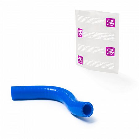 Патрубки вентиляции картера верхний ВАЗ-2111 8V сапунёнок силикон CS20 СИНИЙ 1шт Profi