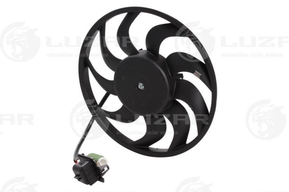 Э/вентилятор охл. с кожухом  ВАЗ 2190 Гранта (15-) A/C+ (тип KDAC) LUZAR LFK 0194