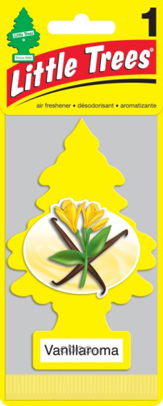 Ароматизатор LITTLE TREES елочка сухой Vanillaroma