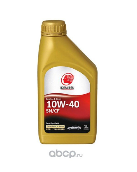 IDEMITSU 10W40 Semi Synthetic API SN/CF 1 л. (п/синт)