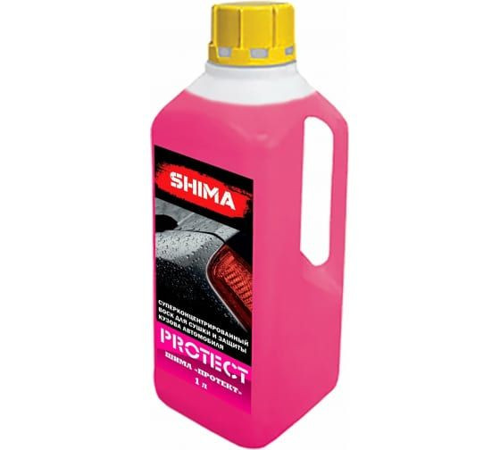 Воск cуперконцентрированный профессиональный для сушки и защиты кузова 1л SHIMA PROTECT (12шт)