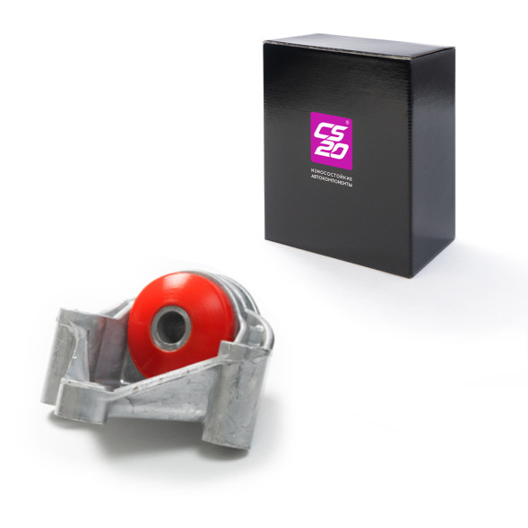 Кронштейн ВАЗ-2108, 2114 растяжки в сборе в коробке полиуретан КРАСНЫЙ Drive