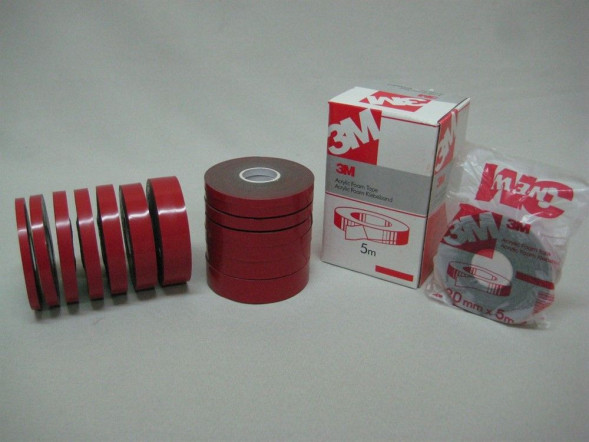 Скотч двухсторонний 20мм*5м (3М)  1/6шт