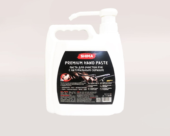 Паста для очистки рук с натуральным скрабом 2 л. 4673744565553 SHIMA PREMIUM