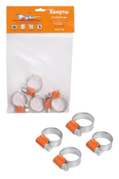 Хомуты 12-22/9,7 мм, W1 (оцинкованный), комплект 4 шт.(AHC-SK-06) AIRLINE