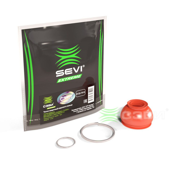 Чехол защитный шарового пальца LOGAN(04-),CLIO(05-),LADA LARGUS(12-) СЭВИ-ЭКСТРИМ 6132-7012(10шт)