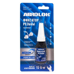 Фиксатор резьбы синий (10 мл) TL-010-BL-RW ABRO Masters