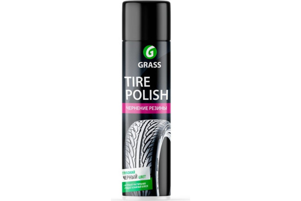 Чернитель резины GRASS Tire Polish аэрозоль (650мл) (12шт.) 700670