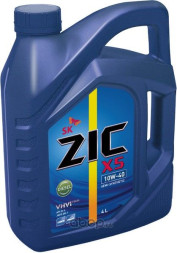 ZIC  X5  DIESEL 10W-40  SP API CI-4/SL  4 л  п/синт.