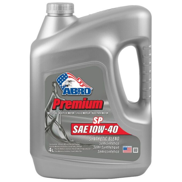 Масло моторное Premium Synthetic Blend (полусинтетика) SAE 10W40 4л MO-SB-10-40-SP-4L ABRO