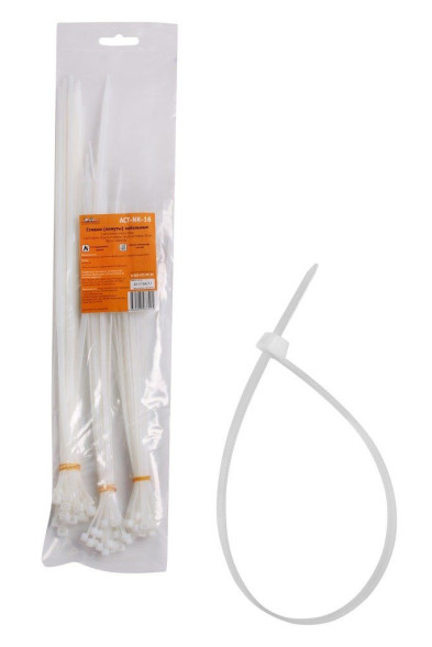 Стяжки (хомуты) кабельные,60шт.(3,6*250мм-20шт/3,6*300мм-20шт/4,8*350мм-20шт)(ACT-NK-16)