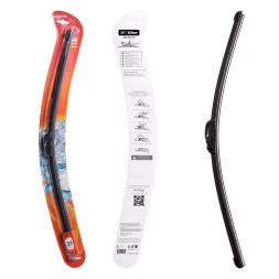 Щетка стеклоочистителя  650мм (26&amp;quot;) бескаркасная, 1 адаптер (hook 9x3) (AWB-BKP-650) AIRLINE