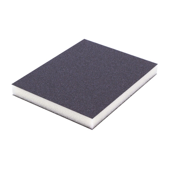 Абразивная губка двусторонняя 120*100*12мм, Medium #280, белая FORMEL