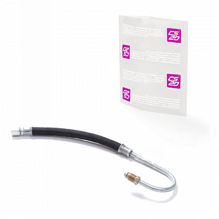 Шланг топливный ВАЗ-21082,2114 высокого давления шланг+трубка угол 180гр. от фильтра к магист.CS20