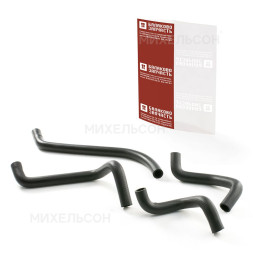 Патрубки отопителя ВАЗ-21082, 2114 к-т.4шт армированные в пакете БалаковоЗапчасть