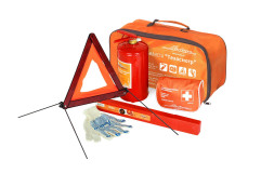 Набор автомобилиста "Тех осмотр"  Огнетушитель ОП-2, Перчатки ХБ (ANA-01) AIRLINE