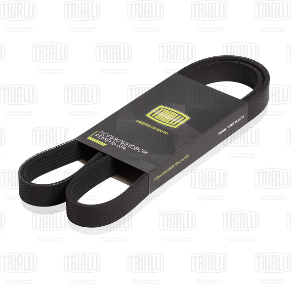 Ремень поликлиновой 6PK1275  ГАЗ 3302 (дв. 40524/40525 Евро-3)без ГУР/УАЗ(дв.40904 без A/C) TRIALLI