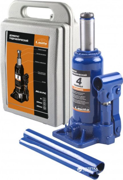 Домкрат гидравлический  4т (180-350мм) КАРТОН.УПАК. LAVITA LA JNS-04