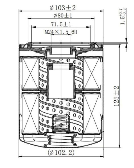 Фильтр масляный Toyota Land Cruiser 100 (98-) 4.2D/4.2TD/90 (96-) 3.0TD (CRL56180) CARVILLE RACING
