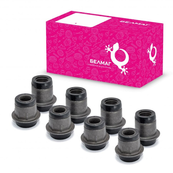 Сайлентблок ВАЗ 2101-2107 (верхние + нижние,8шт.), БелМаг арт. BM.0705