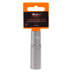 Головка торцевая 1/2 DR шестигранная 15мм глубокая в пакете (AT-S12-27) AIRLINE