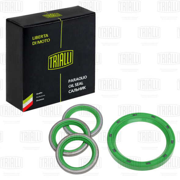 Сальники коленвала  ВАЗ 2105 (2 шт. зад./перед.) (РМ 783) TRIALLI