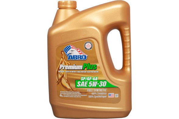 Масло моторное Premium Plus Full Synthetic (синтетика) SAE 5W30 4л MO-FS-5-30-SP-4L ABRO