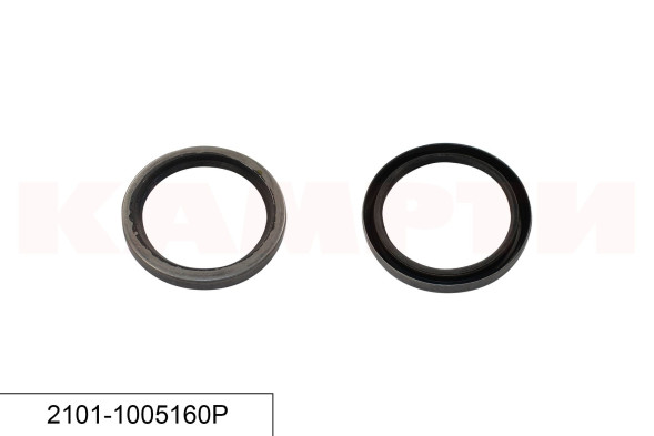 Сальник коленчатого вала задний ВАЗ 2101 (черный металл) 2101-1005160Р БРТ