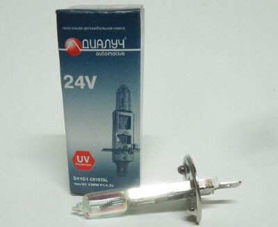 Лампа H1 24V 100W P14,5s ДиаЛУЧ 24101
