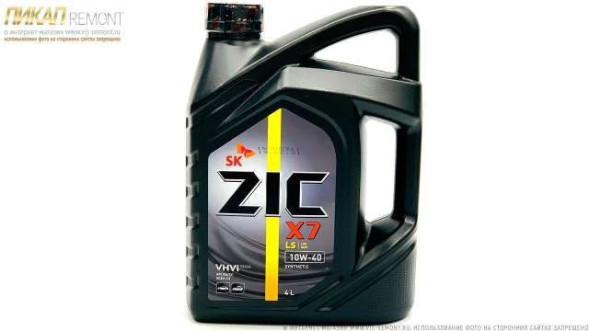 ZIC  X7  10W-40  LS API SN/CF  4 л. синт.VW 502.00 / 505.00 MB 229.3 BMW Longlife-01 Renault-Nissan