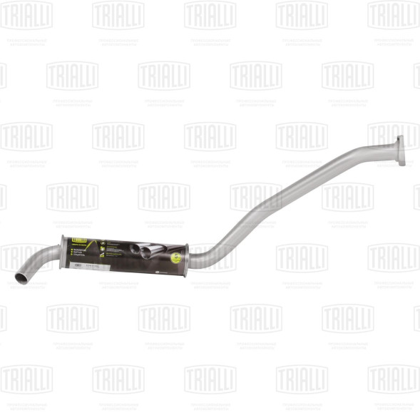 Глушитель доп. алюм. (резонатор)  ВАЗ 2107 инж. усил. фланец (EAM 0106s) TRIALLI