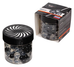 Ароматизатор-банка с гелевыми шариками черный лед (AFSH177)  AIRLINE