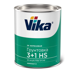 VIKA Грунт акриловый HS белый 3+1 2К 1,0кг без отвердителя (6шт.)