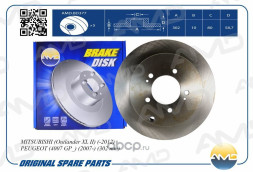 Диск заднего тормоза 4615A192/AMD.BD377 PEUGEOT(4007 GP)(2007-)(302 mm)MITSUBISHI(Outlander XL II)