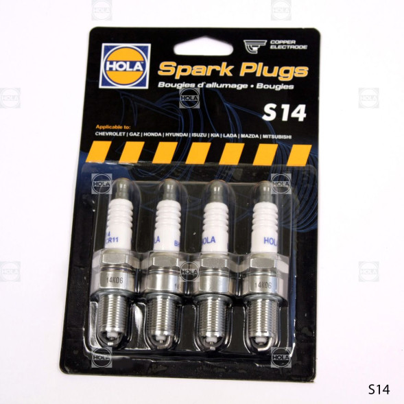 Свечи зажигания Ваз-2111 (8кл.i) (4шт.) HOLA S14 (блистер)