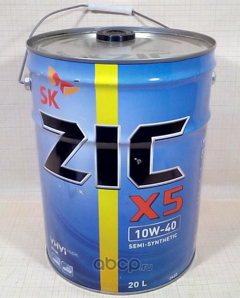 ZIC  X5  10W-40  SM/CF  20 л  п/синт.