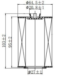 Фильтр масляный VAG Tiguan(16-)/Transporter/Caravelle/Multivan(15-) 2.0D (CRLR7020Z) CARVILLE RACING