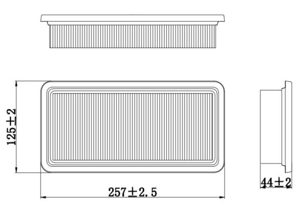Фильтр воздушный Hyundai Getz (02-) 1.1i/1.3i/1.4i/1.6i (TR55658) CARVILLE RACING