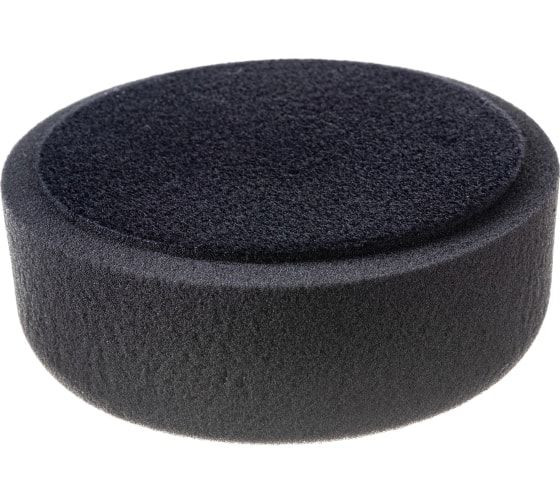 Круг полировальный на липучке мягкий Черный 150 x 50 мм