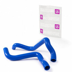 Патрубки радиатора ВАЗ-1118 8V с терм.21082 к-т.2шт силикон CS20 СИНИЙ Profi
