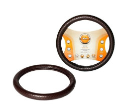 Оплетка из искусственной кожи с тиснением, цвет – коричневый, 42см/XL (AWC-SL-04XL) AIRLINE