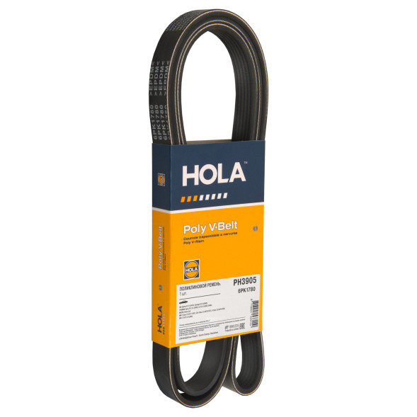 Ремень поликлиновой 6РК1780 KIA Optima III 2.0 (G4KH), Sporage III 2.0 (G4KD) PH3905 HOLA