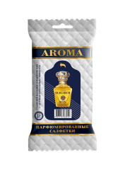 Салфетки влажные (маленькие) AROMA (муж) № 75 OLIGARCH