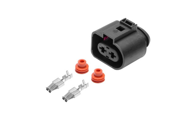 Колодка-разъем 2-х контактный датчика вентилятора, вторичного насоса VAG (AX6562S) CARGEN